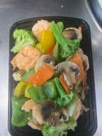 Best Steamed Mixed Vegetables w. Shrimp in Powell, OH